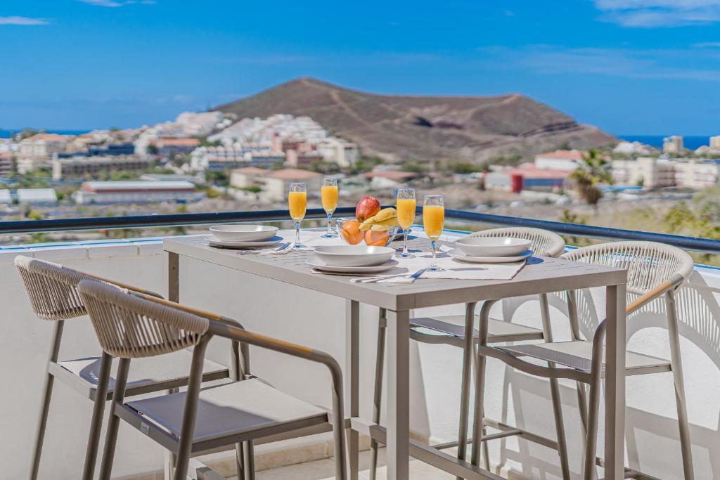 Nespecifikovaný výhled na hory nebo výhled na hory při pohledu z apartmánu