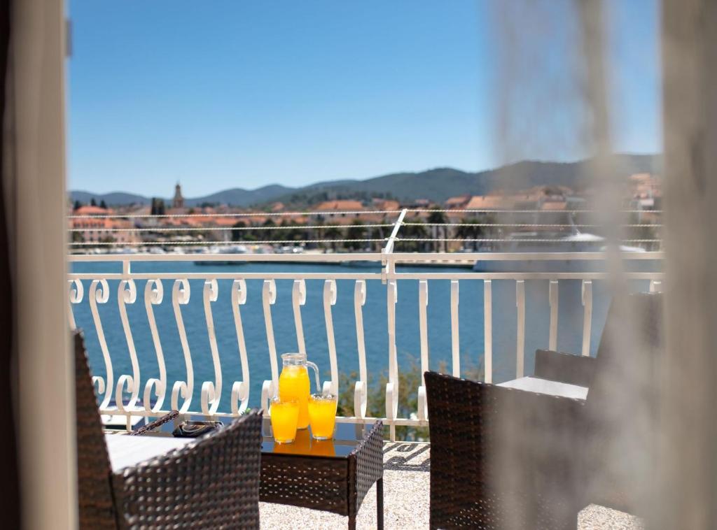 Balkón alebo terasa v ubytovaní Seaside Apartment Franica