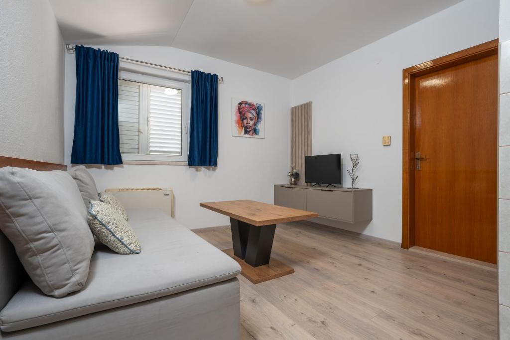 TV a/nebo společenská místnost v ubytování Apartments Obradović