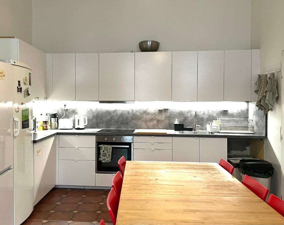 Kuchyň nebo kuchyňský kout v ubytování Onefam Home