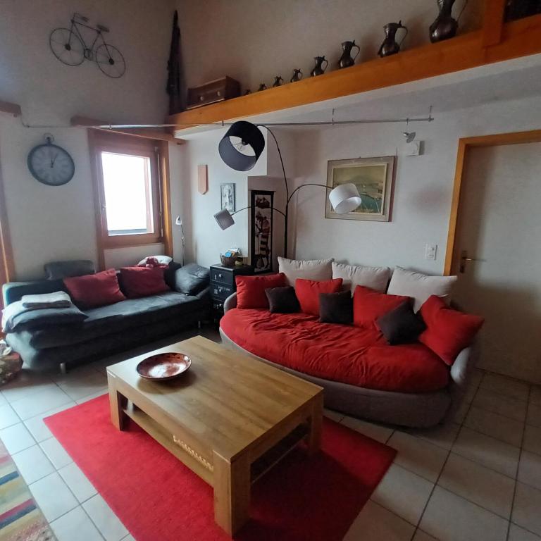 Posezení v ubytování Magnifique duplex - Vue imprenable