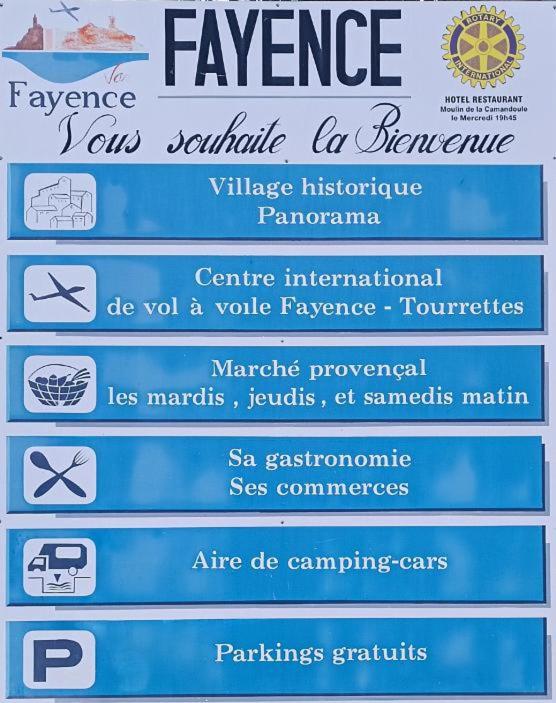 Certifikát, hodnocení, plakát nebo jiný dokument vystavený v ubytování L'Aloha Gîte de charme au cœur de Fayence avec Vue Panoramique