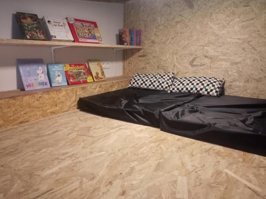 Posezení v ubytování Útulný apartmán Vážka u Pastvinské přehrady v Orlických horách