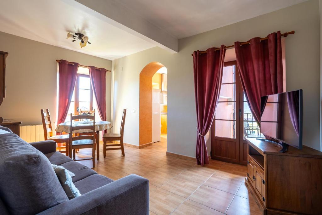 Posezení v ubytování Apartamentos Rurales Las Dos Torres
