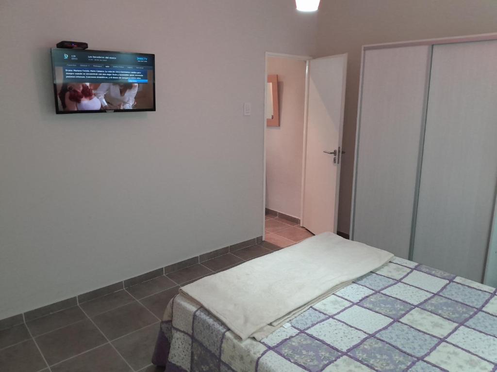 Postel nebo postele na pokoji v ubytování Chalet arena
