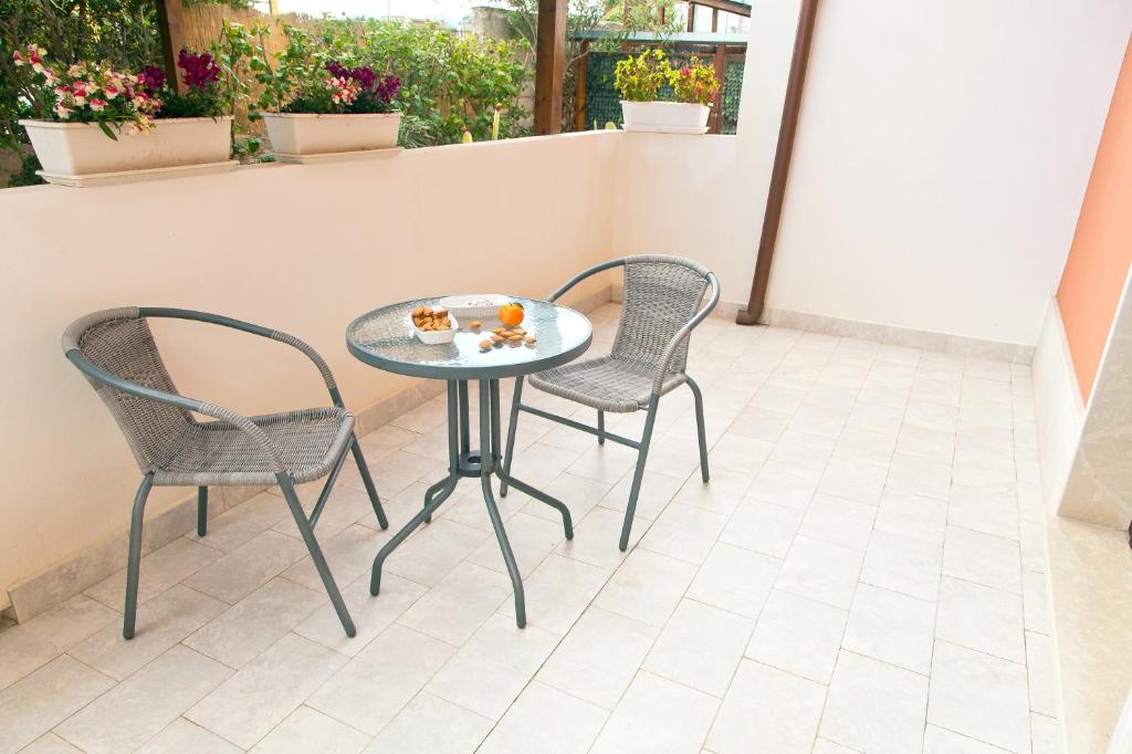 Balkón nebo terasa v ubytování B&B Shining