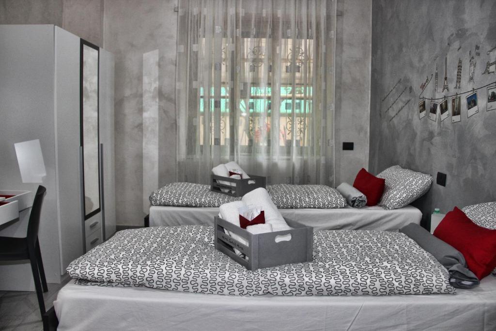 Posteľ alebo postele v izbe v ubytovaní B&B J&B