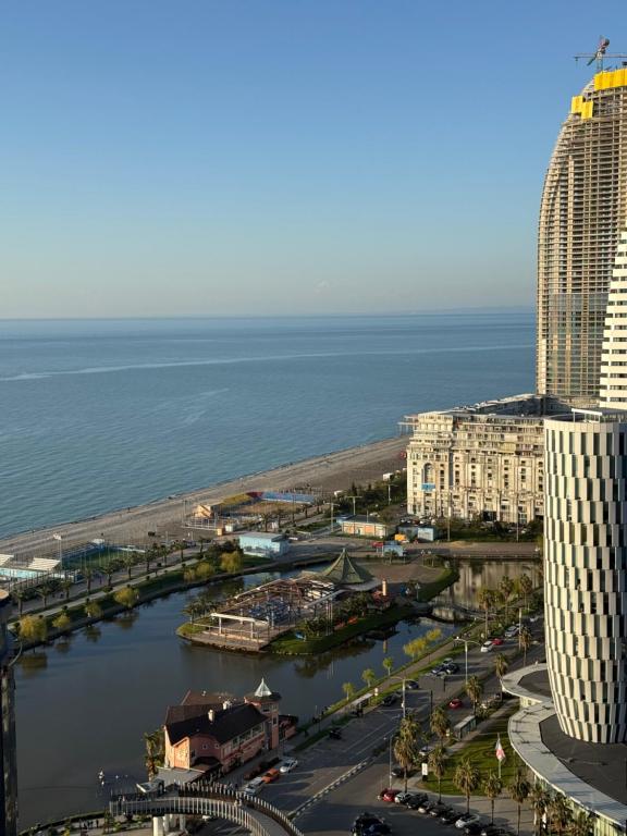Nespecifikovaný výhled na moře nebo výhled na moře při pohledu z hotelu