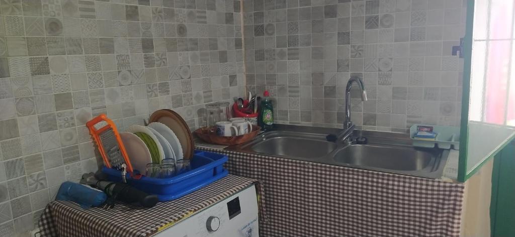 Kuchyňa alebo kuchynka v ubytovaní La casita 1