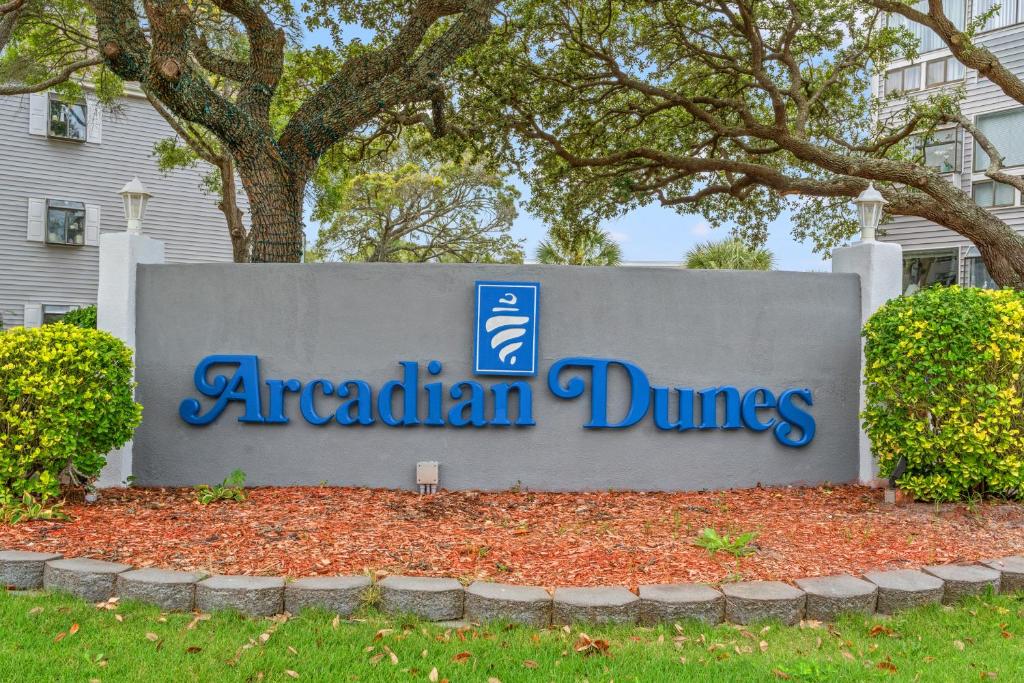 Ein Zertifikat, Auszeichnung, Logo oder anderes Dokument, das in der Unterkunft Ocean&#39;s Bliss at Arcadian Dunes ausgestellt ist