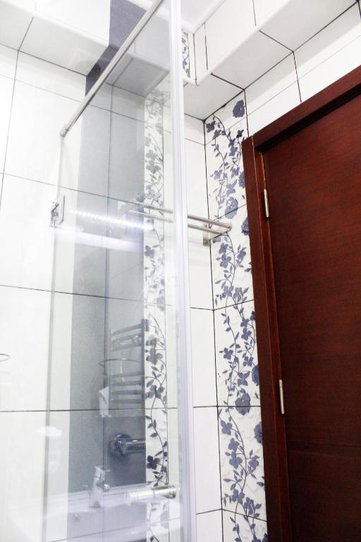Koupelna v ubytování Hotel Papion