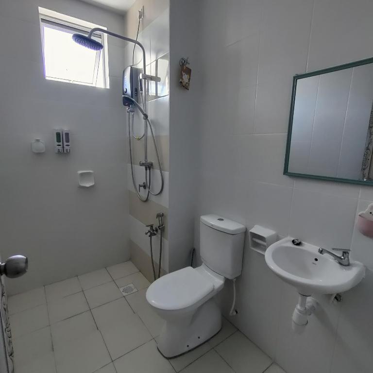 Koupelna v ubytování Homestay Adleya