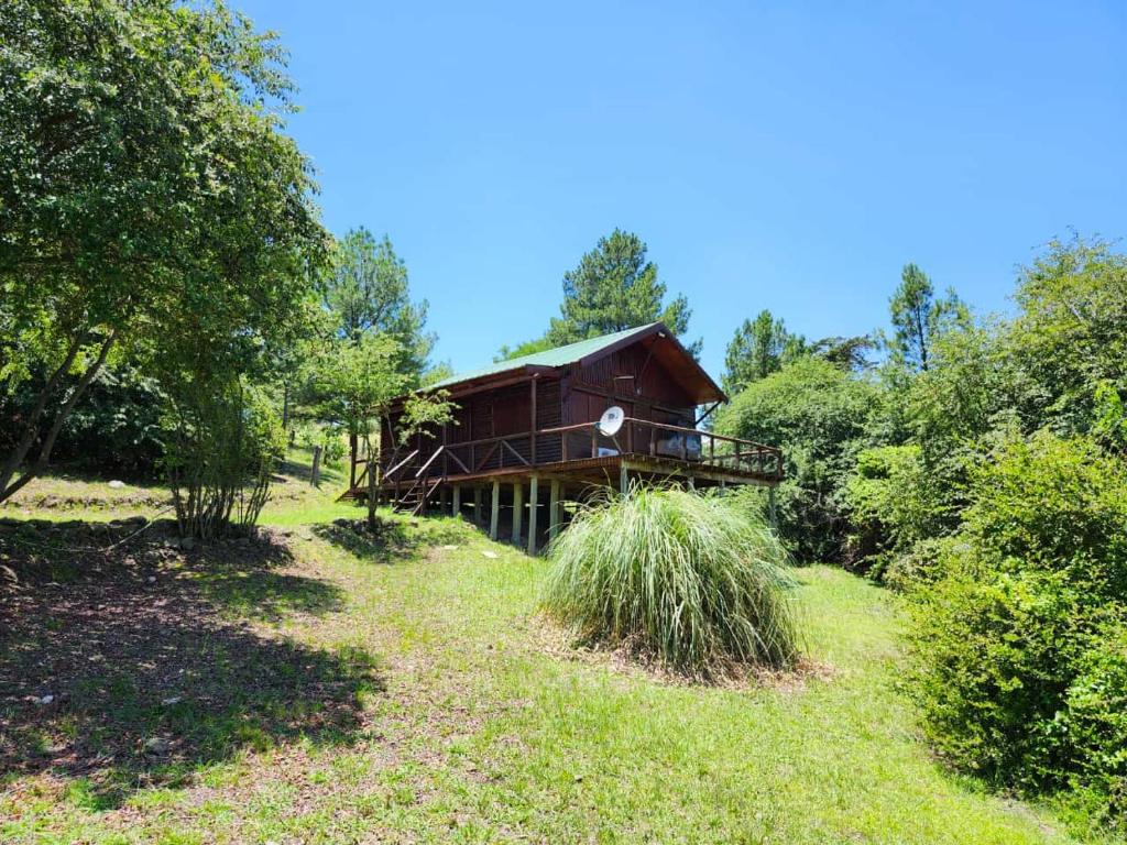 una casa en medio de un campo con árboles en Rincon Soñado, en La Porteña