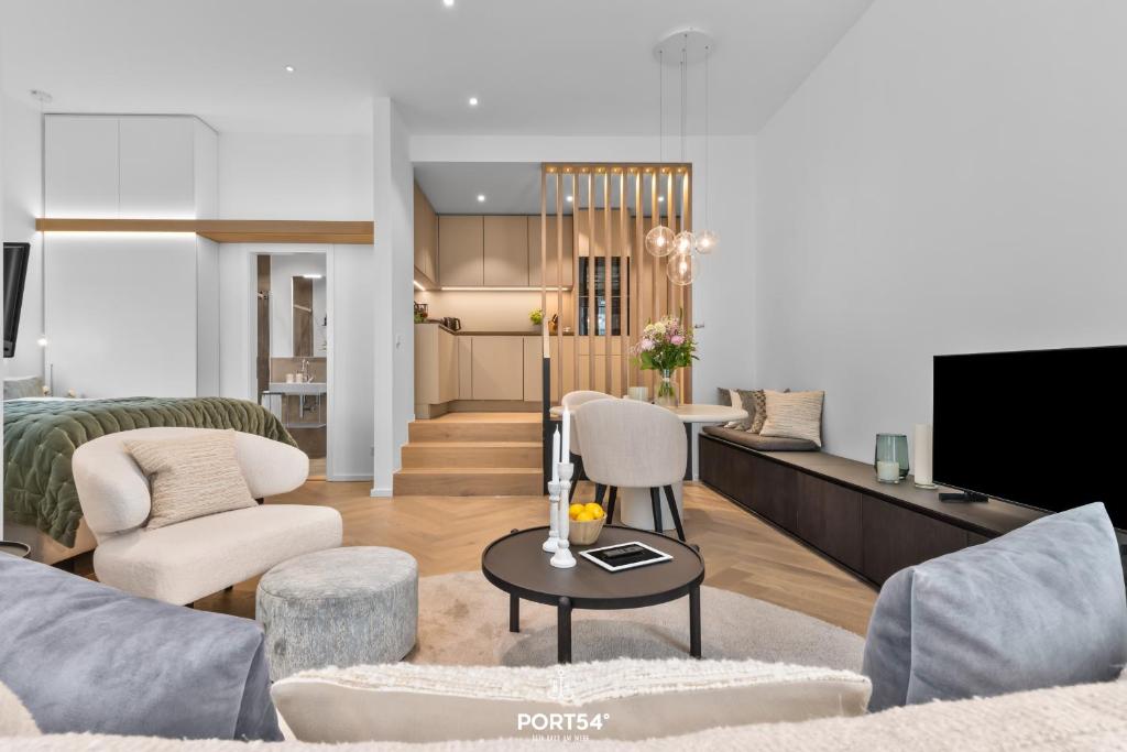 Posezení v ubytování Nordwind Residence Suite Westerland auf Sylt