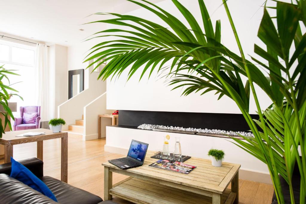 Posezení v ubytování Hôtel Atrium