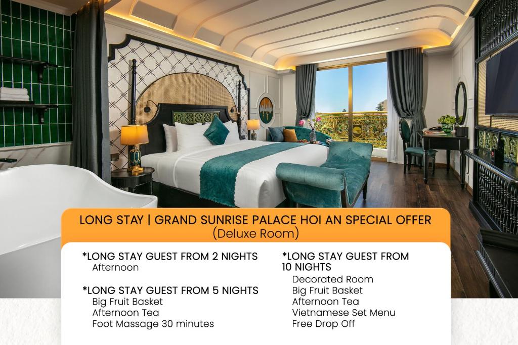 Phòng Deluxe 2 giường đơn với ban công