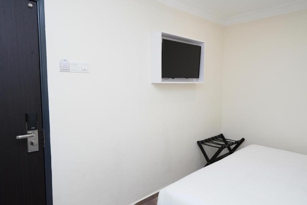 TV a/nebo společenská místnost v ubytování Anta Hotel
