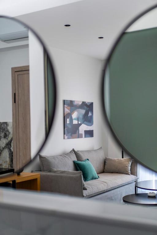 Posezení v ubytování Althea Suites