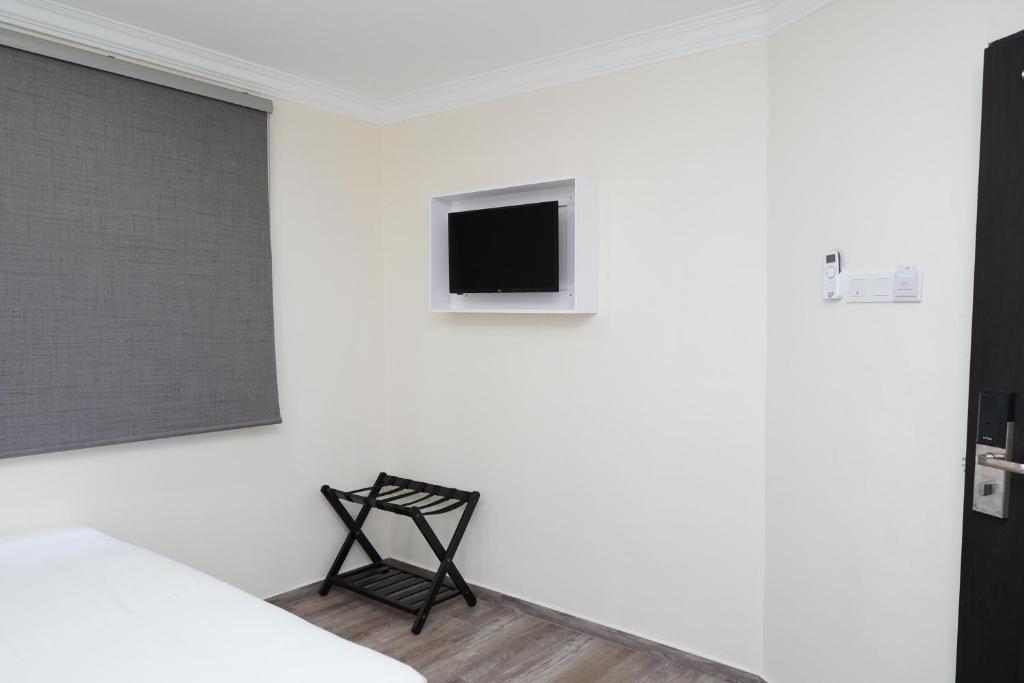 TV a/nebo společenská místnost v ubytování Anta Hotel