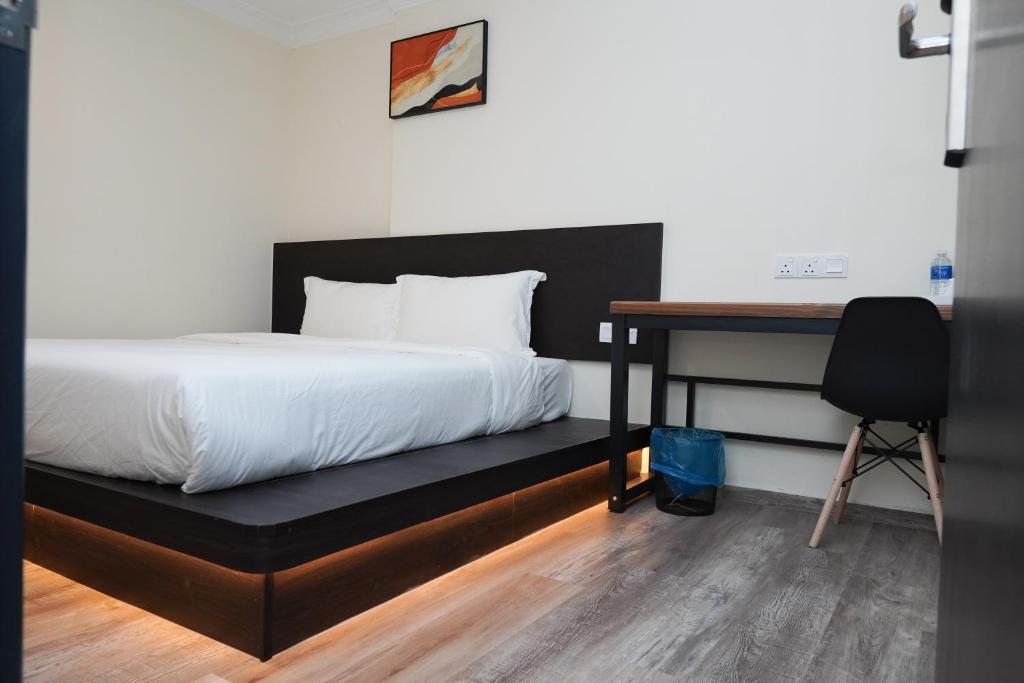 Postel nebo postele na pokoji v ubytování Anta Hotel