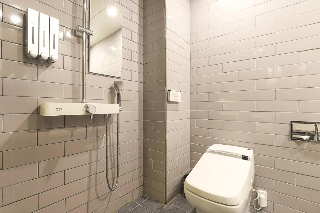 Koupelna v ubytování Hotel OSCAR