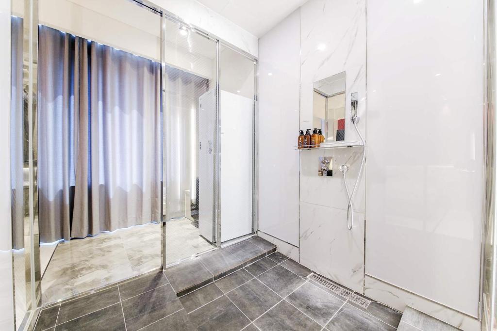 Koupelna v ubytování Hotel OSCAR