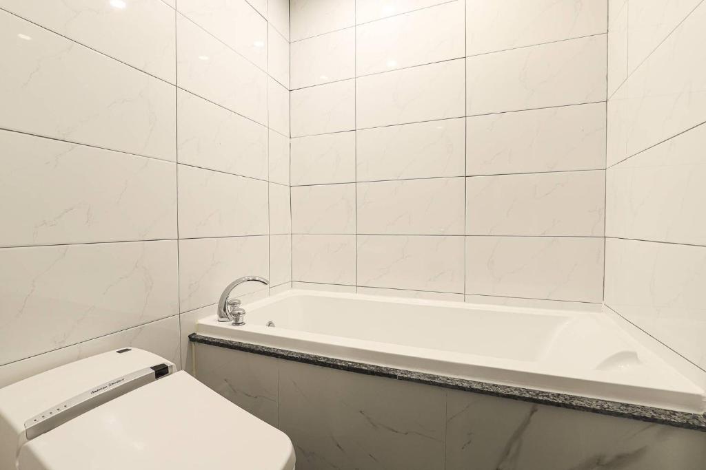Koupelna v ubytování Hotel OSCAR