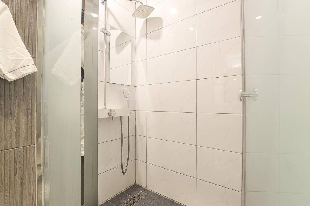 Koupelna v ubytování Hotel OSCAR