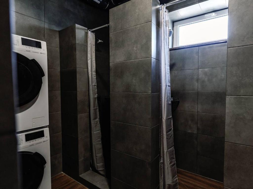 Koupelna v ubytování Nesvit Hotel