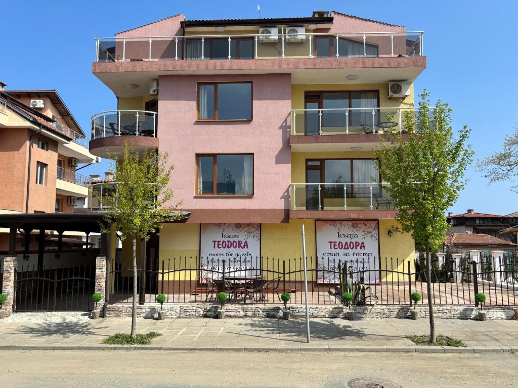 Bygningen som pensionatet ligger i