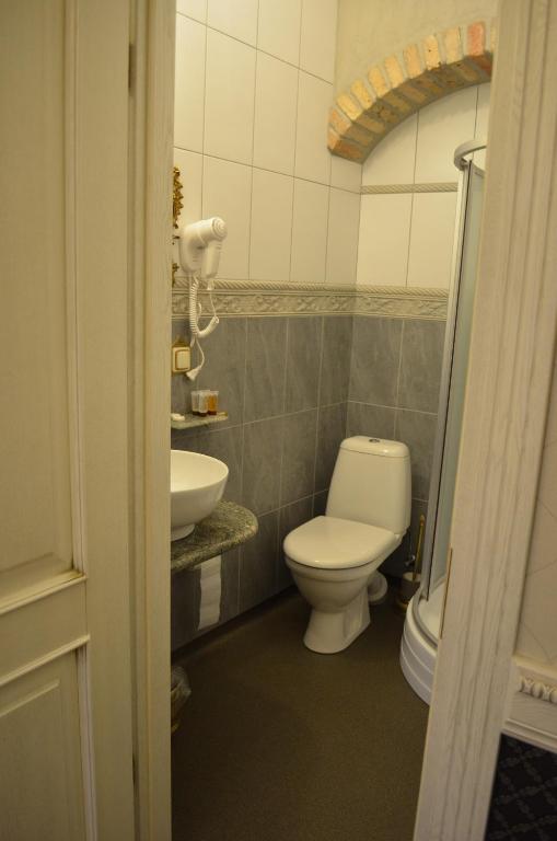 Koupelna v ubytování Gabi B&B