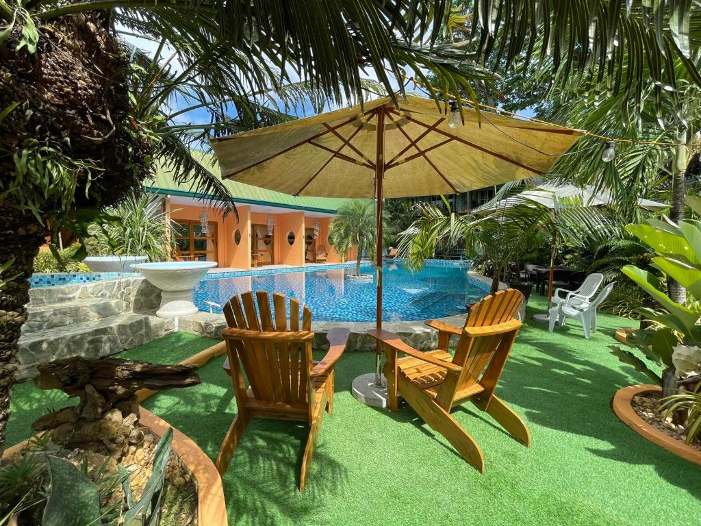 Zahrada ubytování P1 Resort