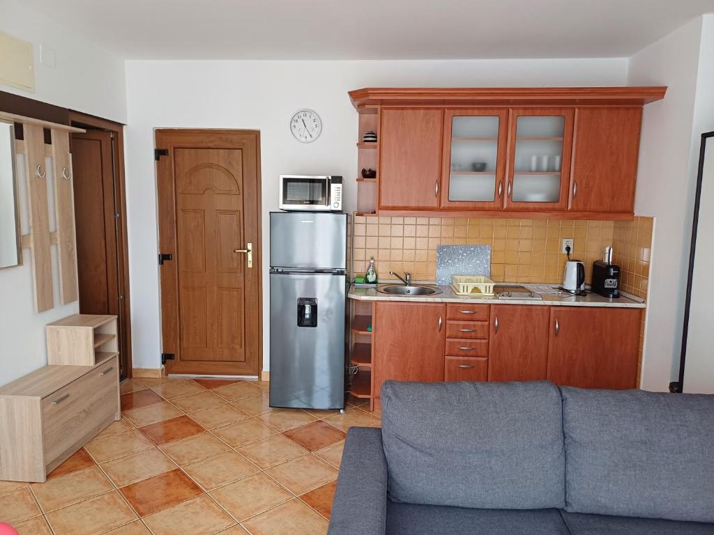 Kuchyň nebo kuchyňský kout v ubytování 4Season Apartman