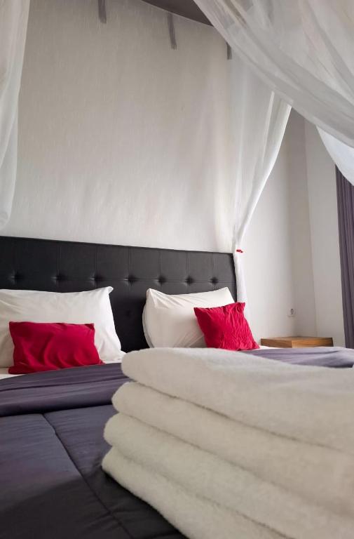 Postel nebo postele na pokoji v ubytování Guest House d Valeri