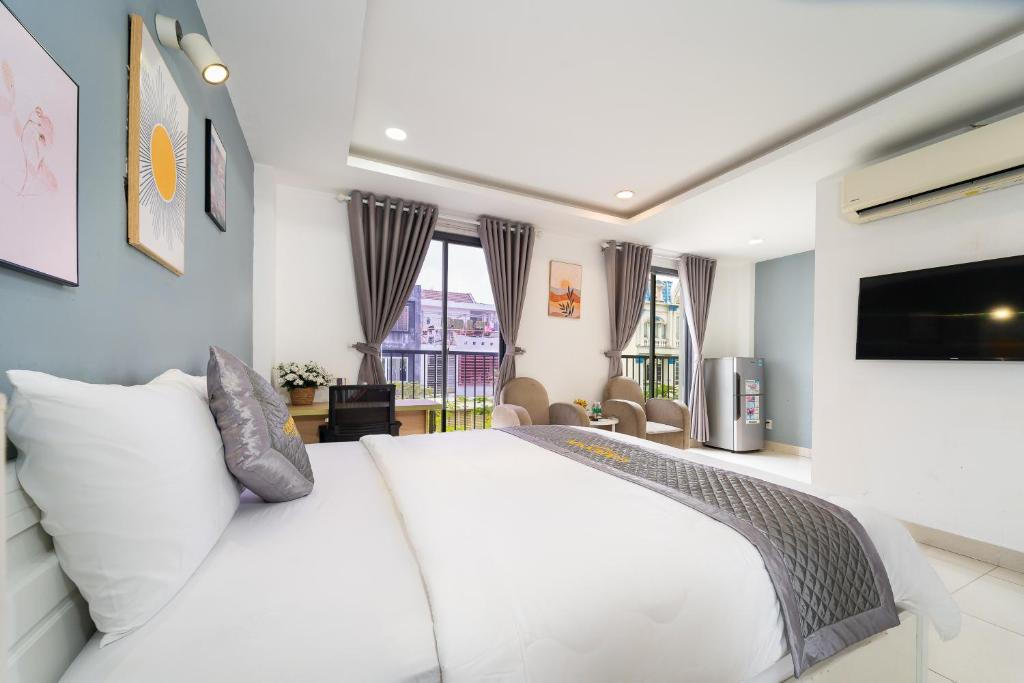 Μια τηλεόραση ή/και κέντρο ψυχαγωγίας στο Golden Sun 3 Apartment