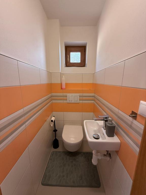 Koupelna v ubytování Čučoriedka Dovolenkový Dom