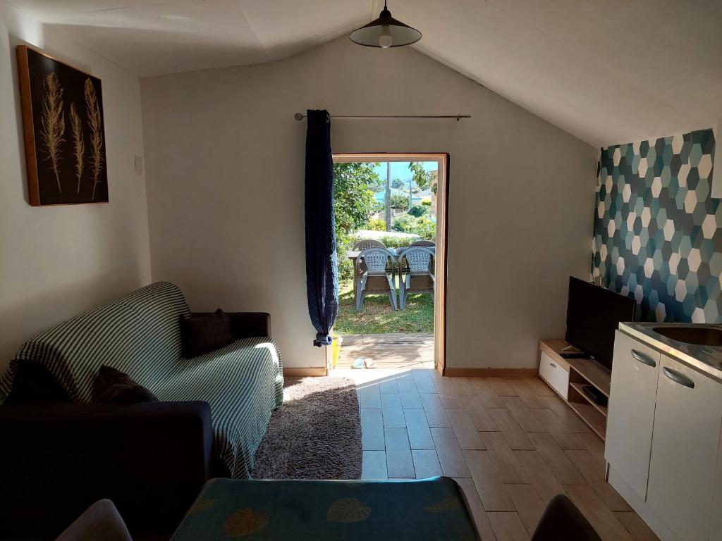 Posezení v ubytování Maisonnette