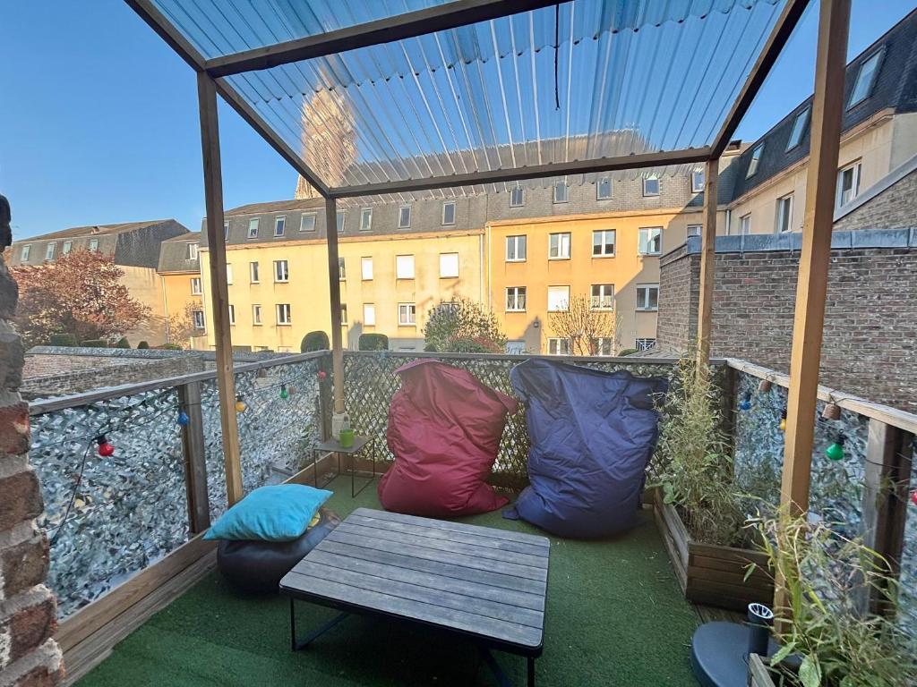 Balkón alebo terasa v ubytovaní Le Terrazza - 1P à 2P Terrasse - Henriville