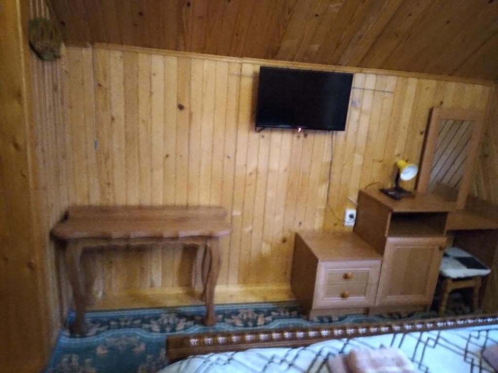 TV a/nebo společenská místnost v ubytování Приватна садиба Яблуневий сад 1