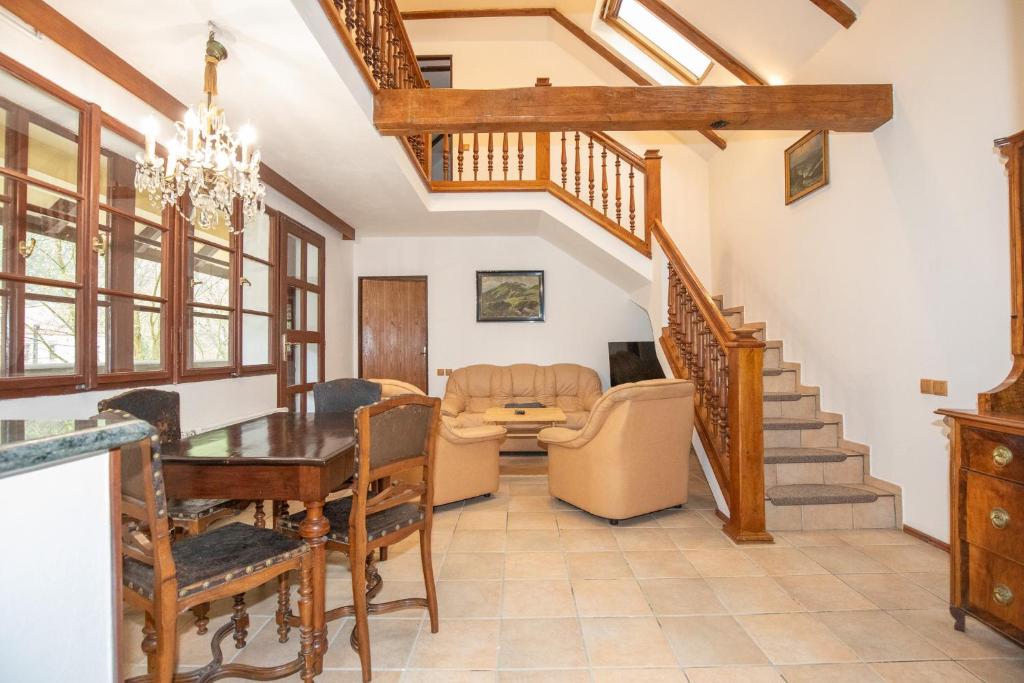 Posezení v ubytování Resort U Jelena