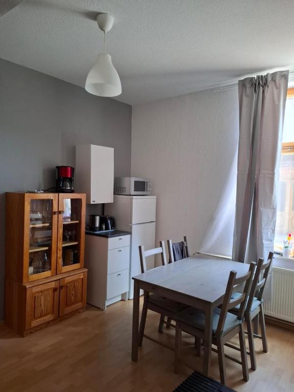 Kuchyň nebo kuchyňský kout v ubytování Art Apartment - Harz