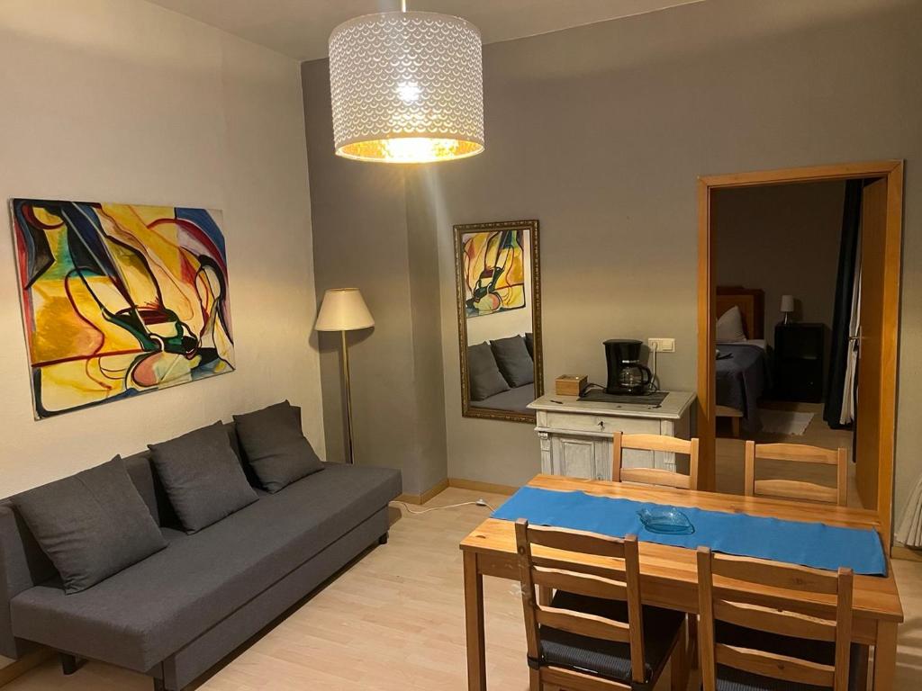 Kuchyň nebo kuchyňský kout v ubytování Art Apartment - Harz