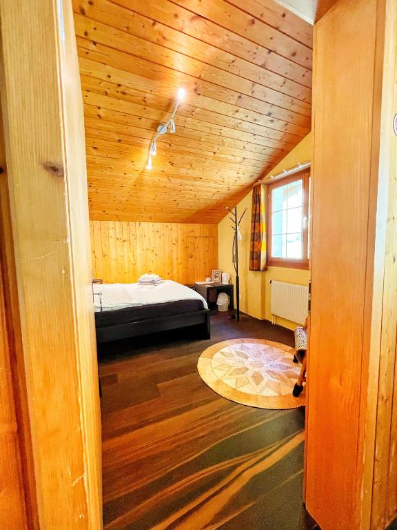 Postel nebo postele na pokoji v ubytování Gästehaus Milital