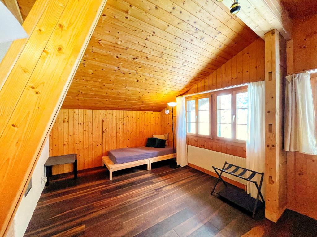 Postel nebo postele na pokoji v ubytování Gästehaus Milital