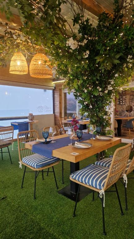 Jardín al aire libre en Playa de Camariñas