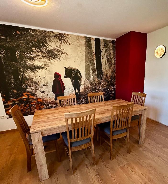 Fotografie z fotogalerie ubytování Fewo Unterm Stein - Rotkäppchen - 3 Schlafzimmer v destinaci Alheim