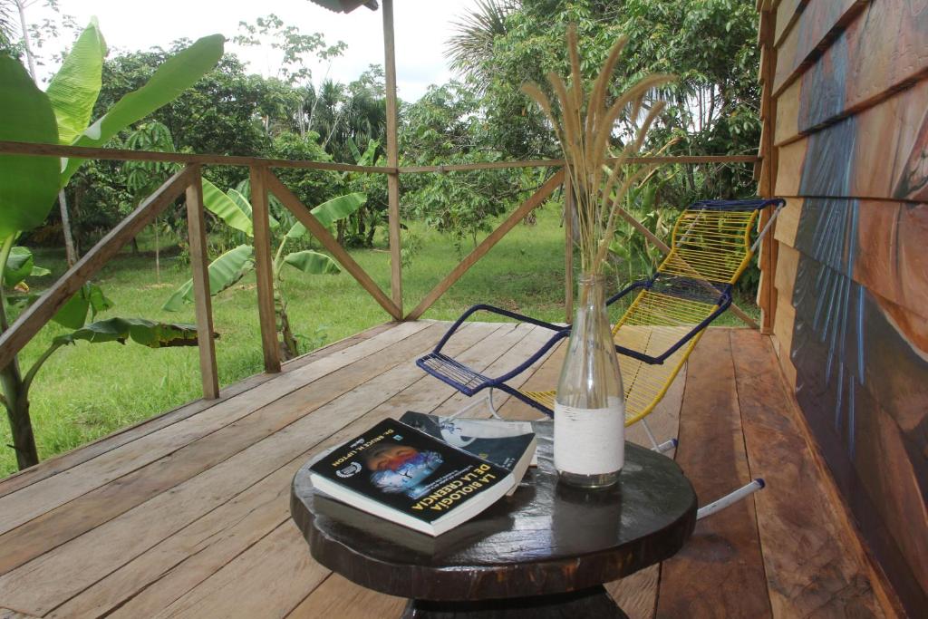 Zahrada ubytování PuraChata Ecolodge