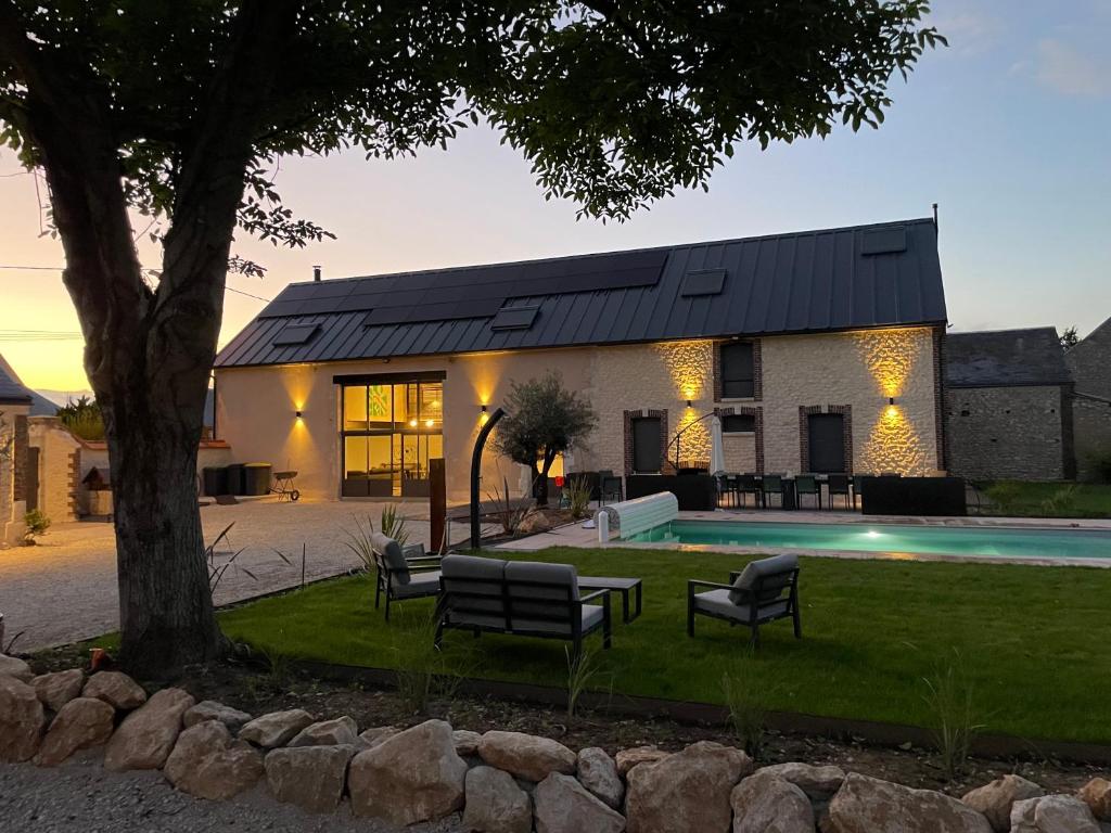 Πισίνα στο ή κοντά στο L' Épi Dort - Grand Gîte