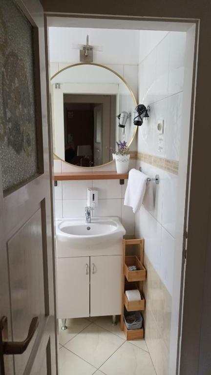 Koupelna v ubytování Guesthouse Vrlic