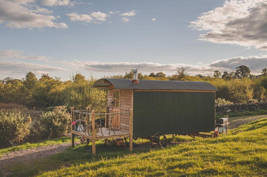 Zahrada ubytování Barmoffity Shepherds Hut